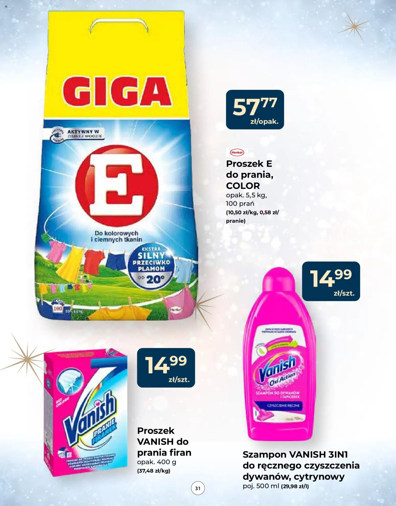 Mrówka Gazetka od 04.12.2025 | Strona: 31 | Produkty: Vanish, Szampon