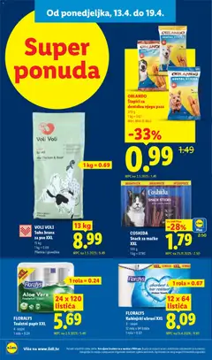 FLORALYS Toaletni papir XXL, Toaletni papir XXL, 4 -slojni - Pregled kataloga iz trgovine Lidl, vrijedi od 13.04.2026 | Stranica: 24