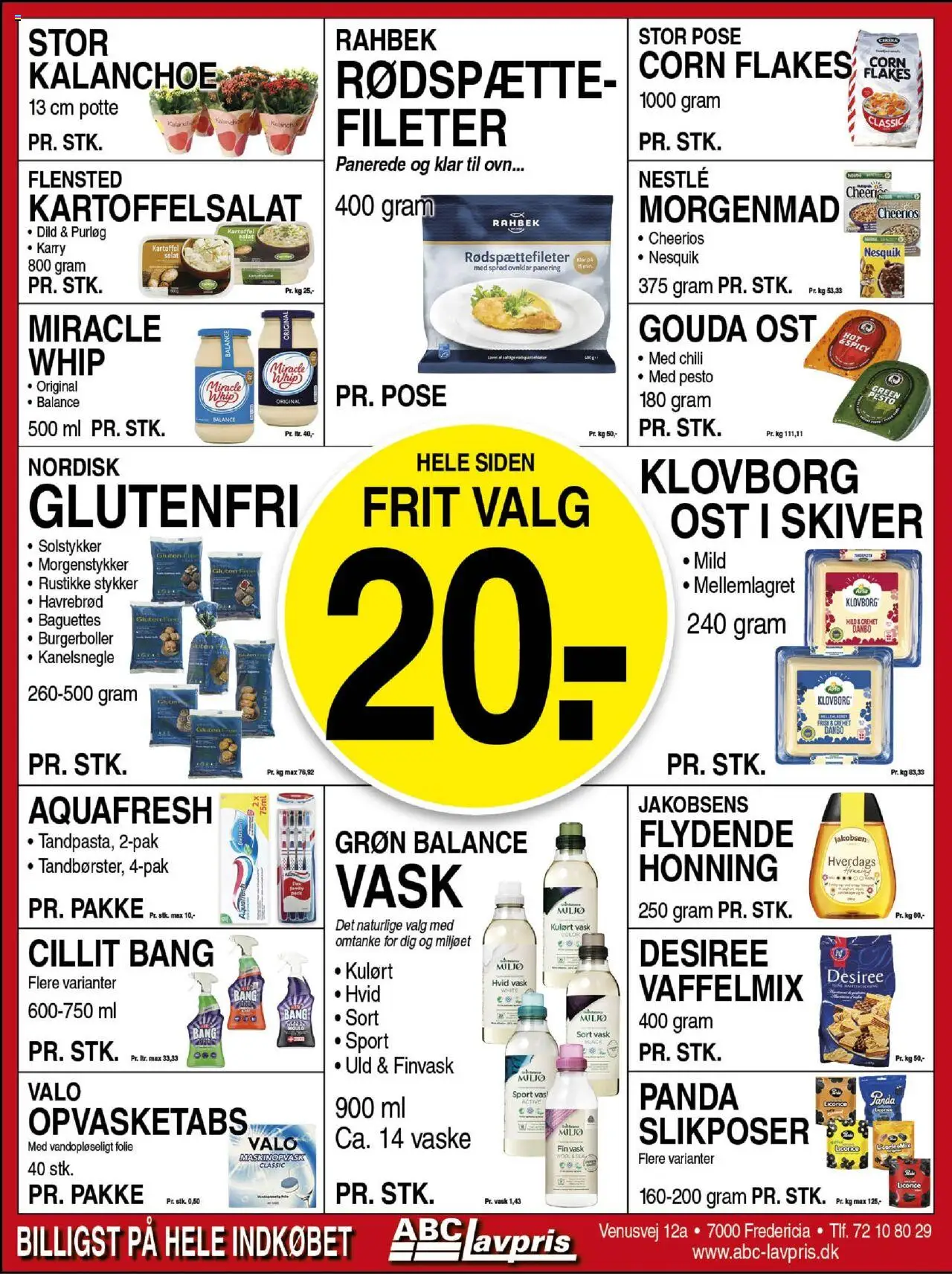 Abc Lavpris Tilbudsavis gyldig fra 20.08.2025 | Side: 6 | Produkter: Kanelsnegle, Ost, Kartoffelsalat, Burgerboller