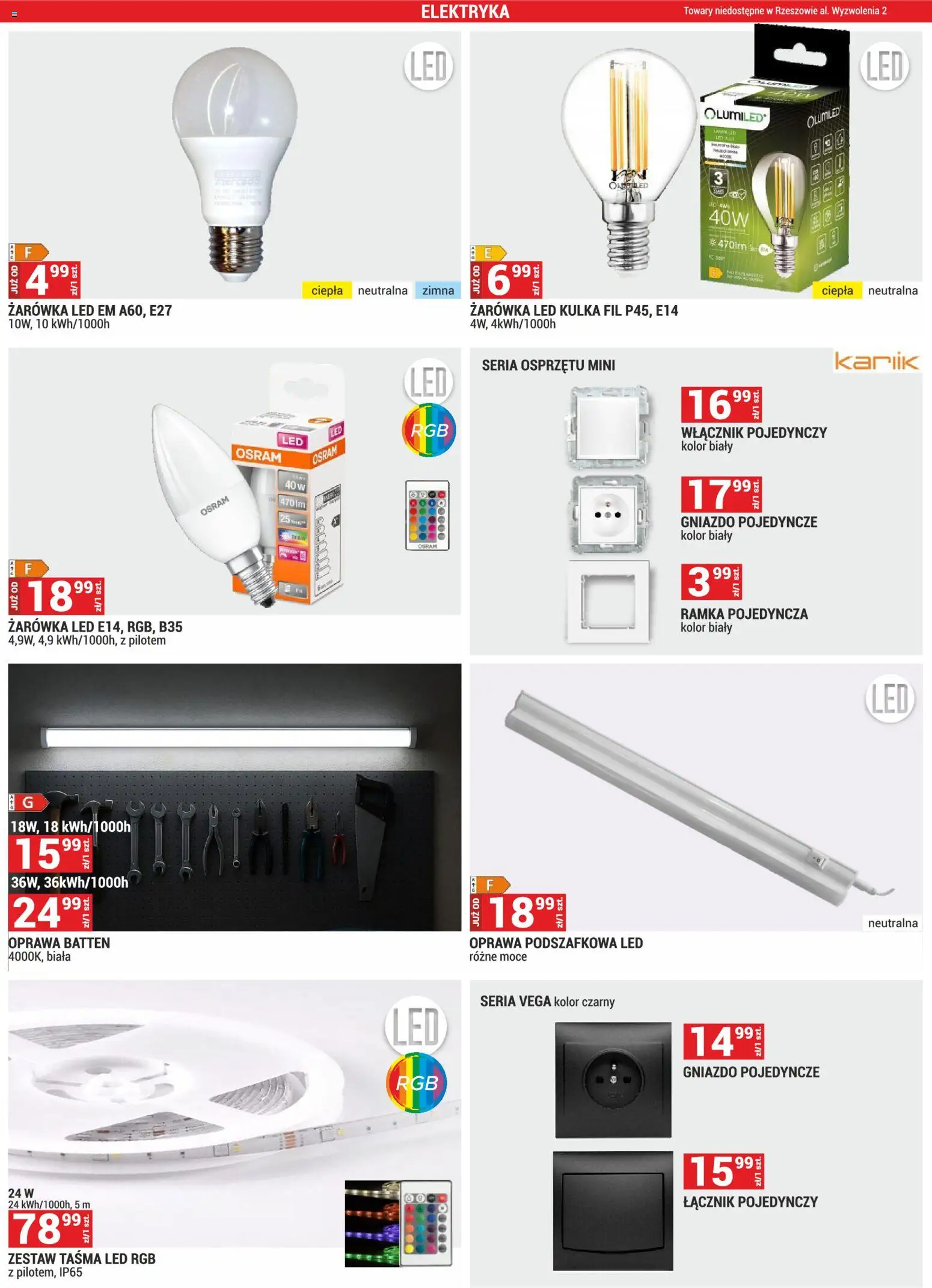 Merkury Market Gazetka od 01.02.2026 | Strona: 36 | Produkty: Taśma LED, Ramka