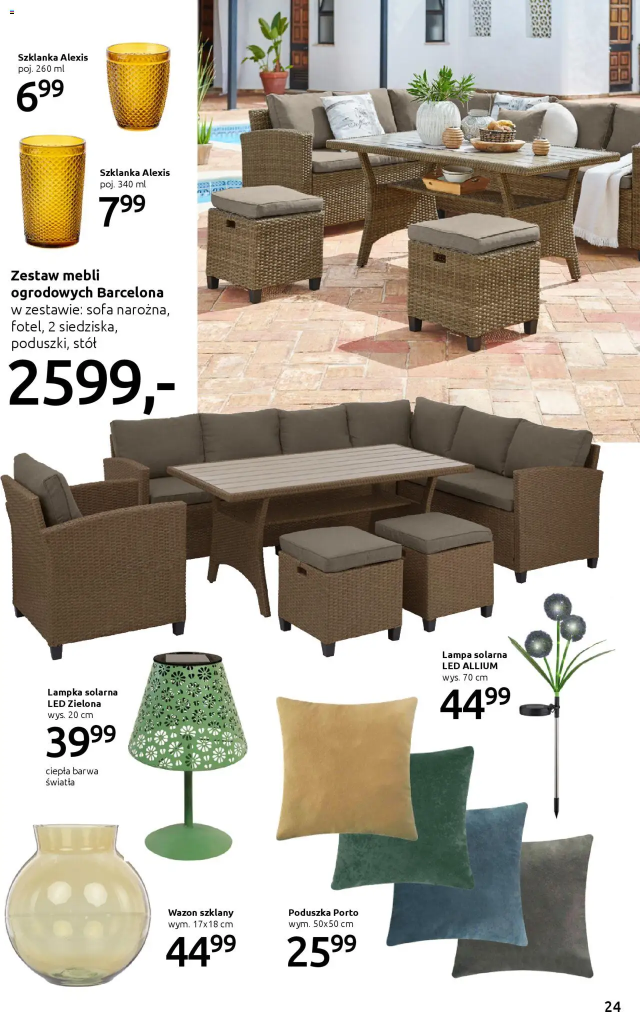 Black Red White promocje - Twój ogród taki, jak lubisz od 18.03.2025 | Strona: 24 | Produkty: Szklanka, Sofa, Stół, Wazon