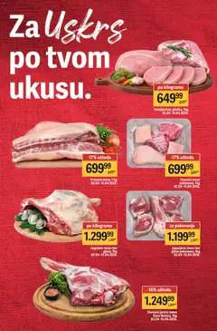 Maxi katalog - pregled Maxi kataloga - važi od 02.04.2026 | Strana: 10 | Proizvode: Jagnjeće meso, Pakovanje
