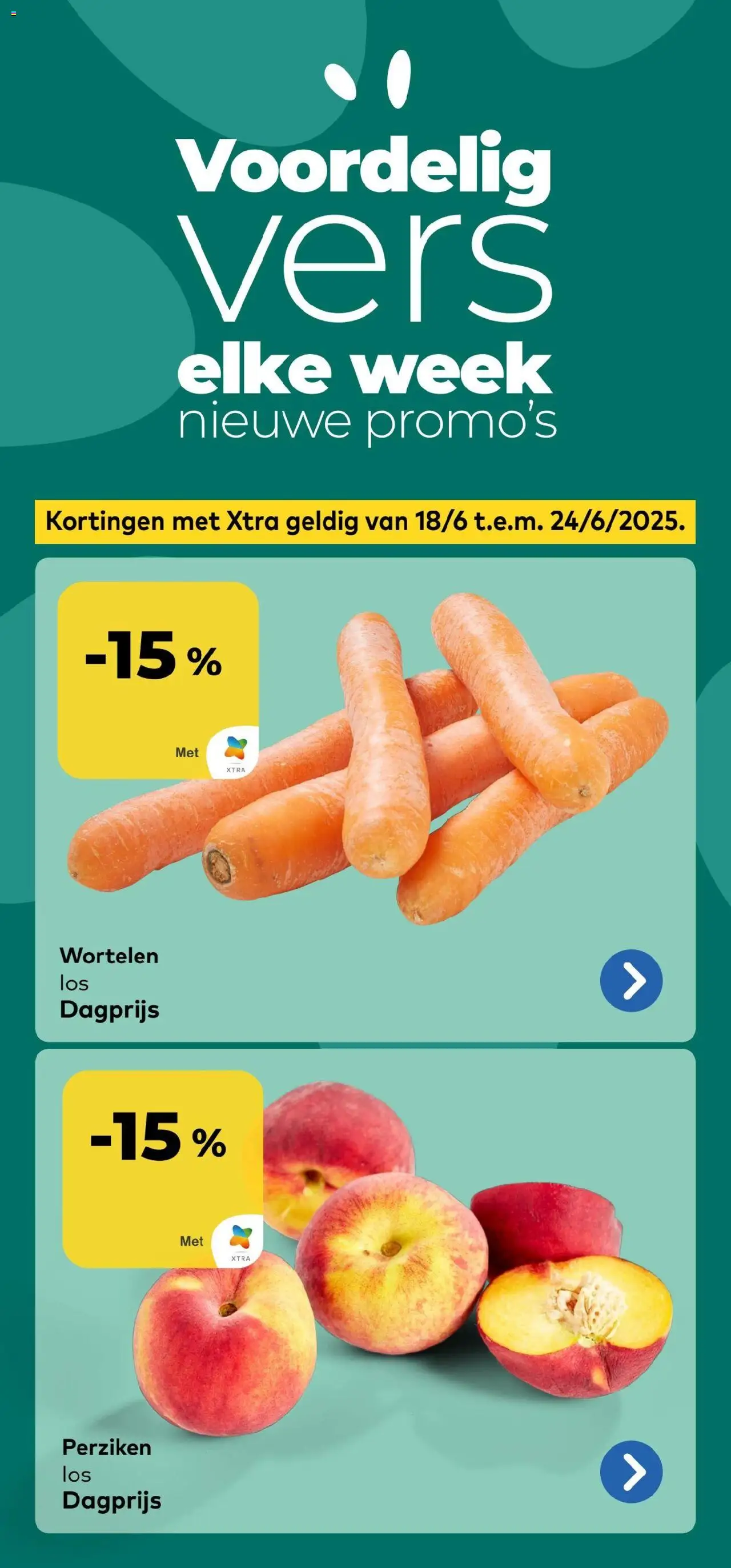  | Pagina: 3 | Producten: Perziken, Wortelen
