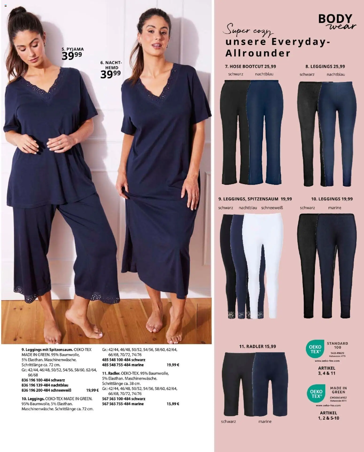 Ulla Popken akciós ujság - amely érvényes a következő dátumtól: 01.04.2026 | Oldal: 191 | Termékek: Body, Radler, Leggings