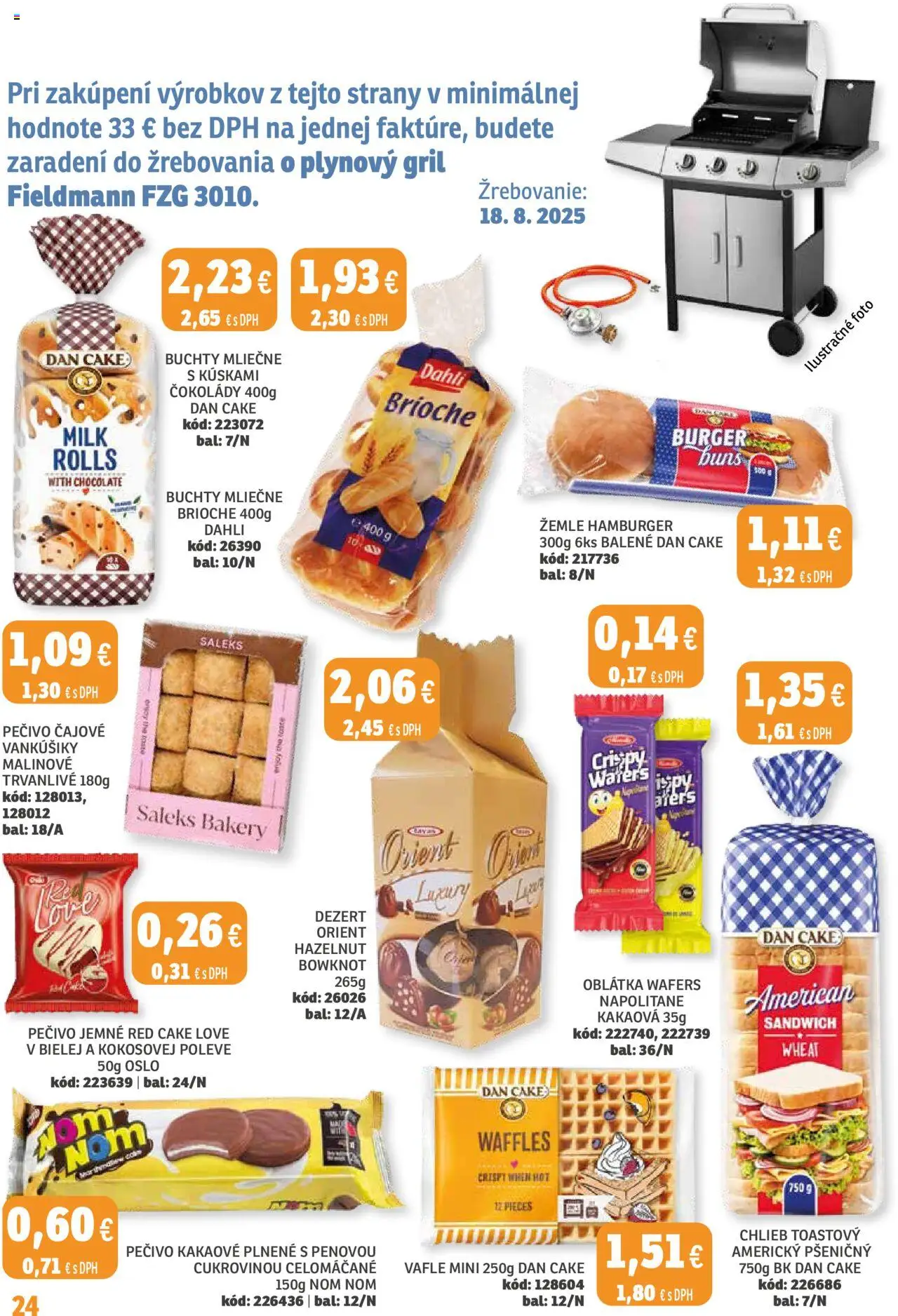 Labaš magazín │ platný od 25.07.2025 | Strana: 24 | Produkty: Gril, Chlieb