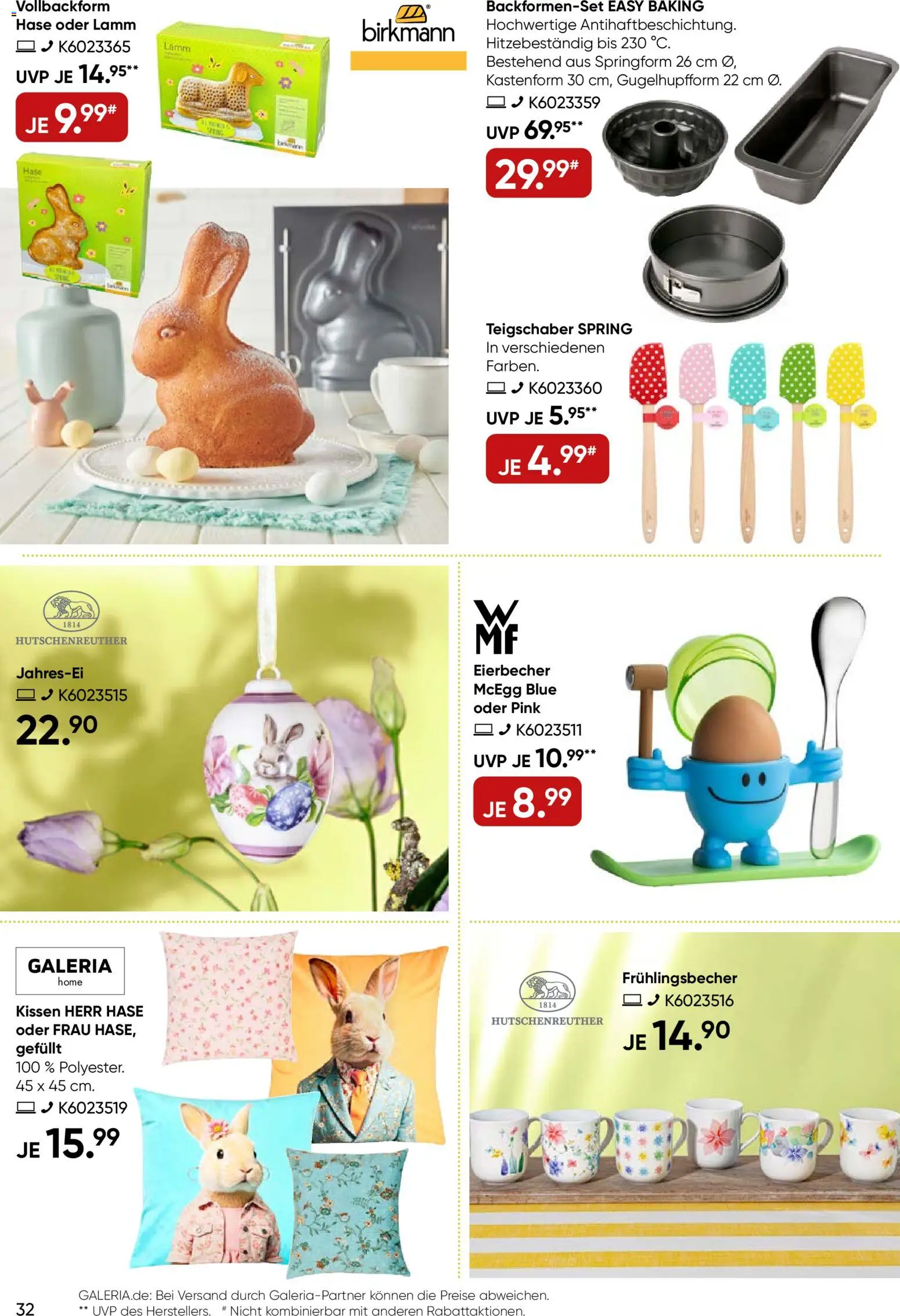 Galeria Karstadt Kaufhof Prospekt 	 – gültig ab 04.03.2026 | Seite: 32 | Produkte: Kissen