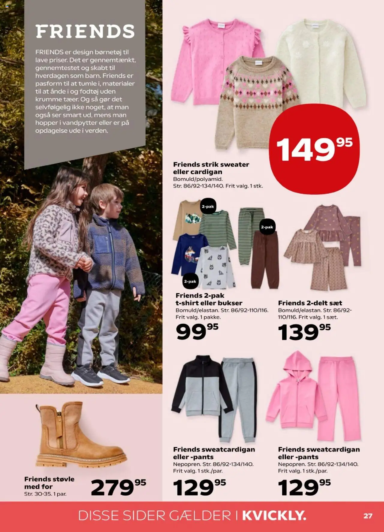 Kvickly tilbudsavis – gyldig fra 10.10.2025 | Side: 31 | Produkter: Sweater, Bukser, Cardigan, Søm