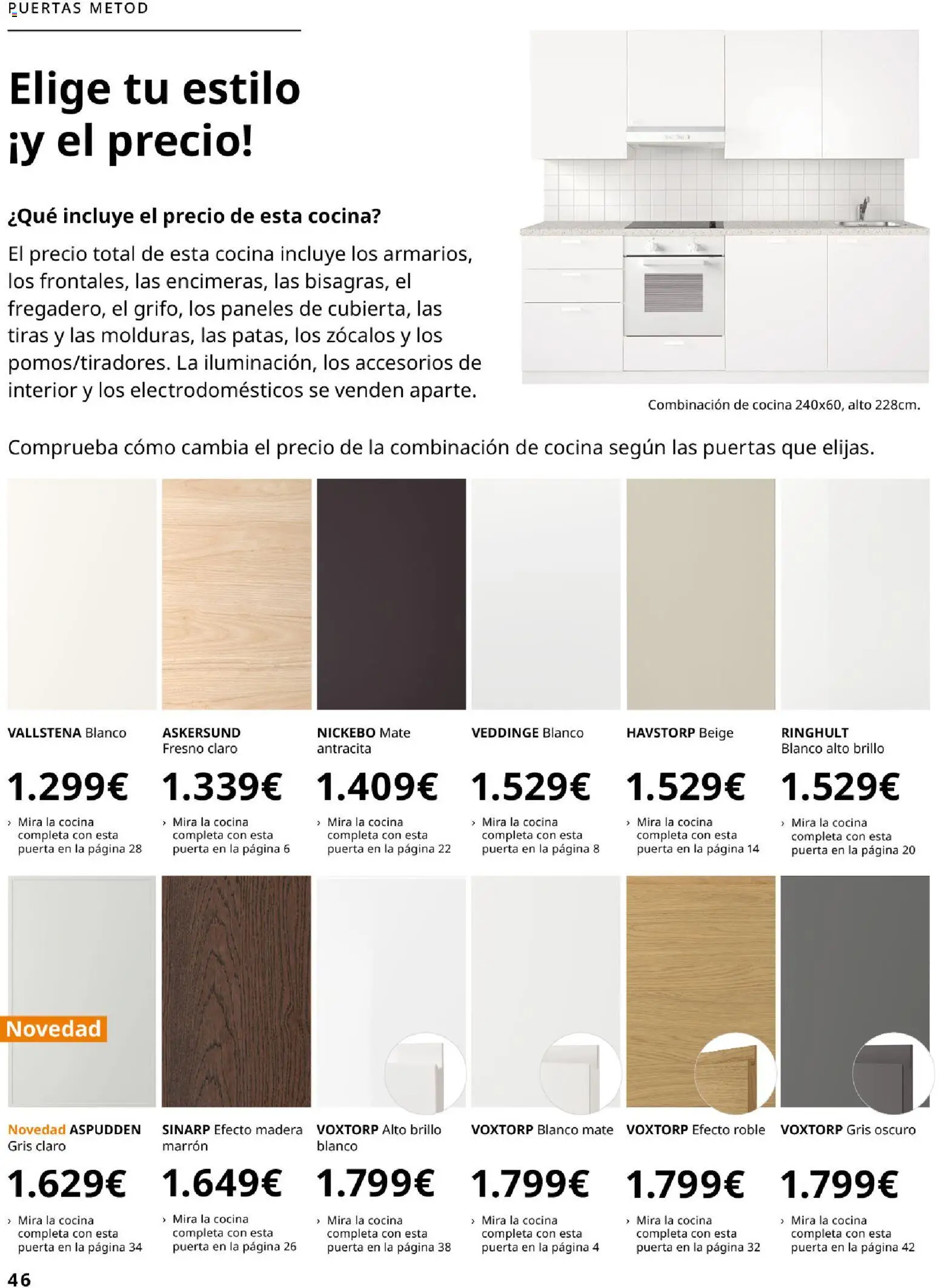 Catálogo IKEA Cocinas │ válido desde el 01.02.2026 | Página: 46 | Productos: Cocina