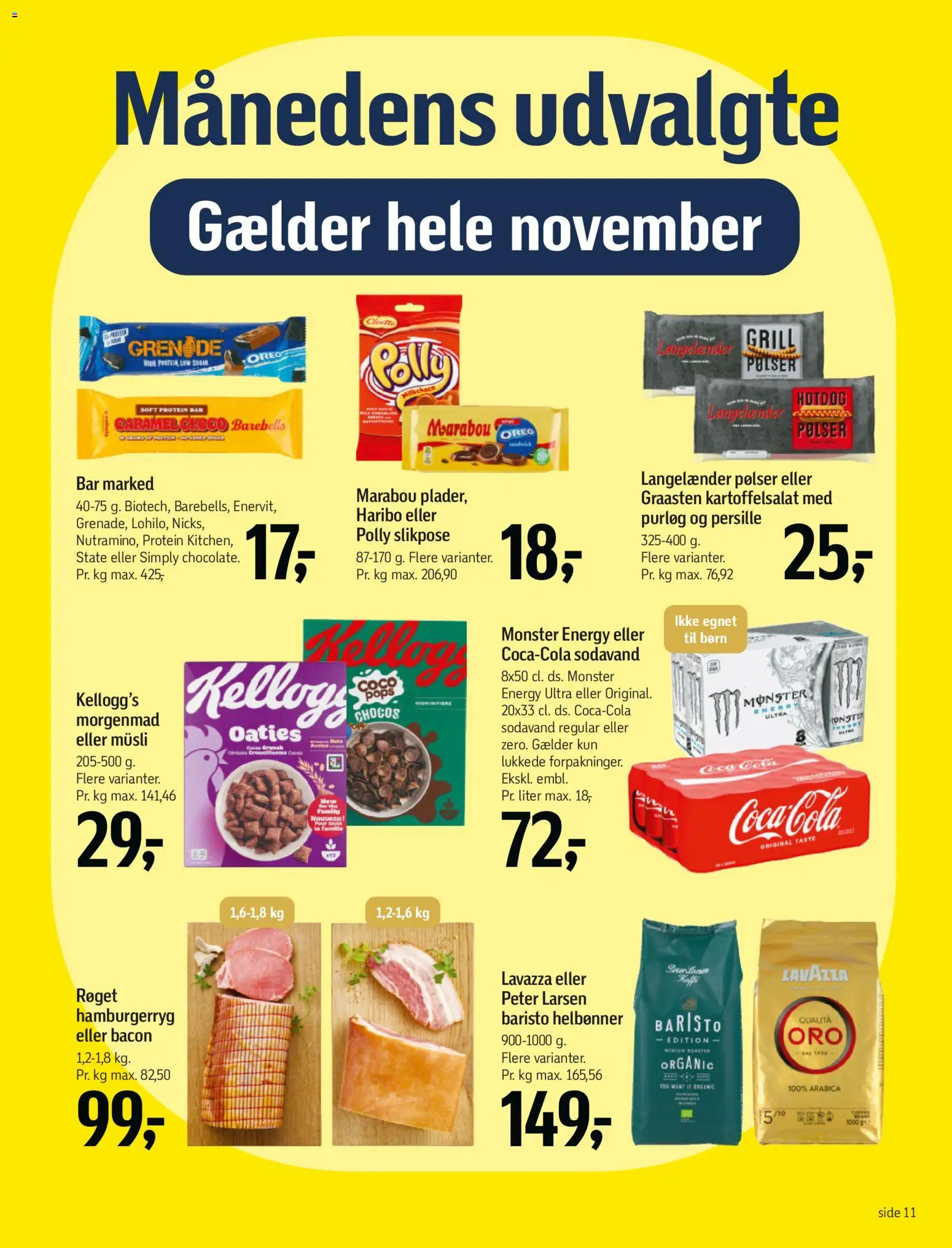 Føtex tilbudsavis – gyldig fra 31.10.2025 | Side: 35 | Produkter: Purløg, Kaffe, Kartoffelsalat, Cola