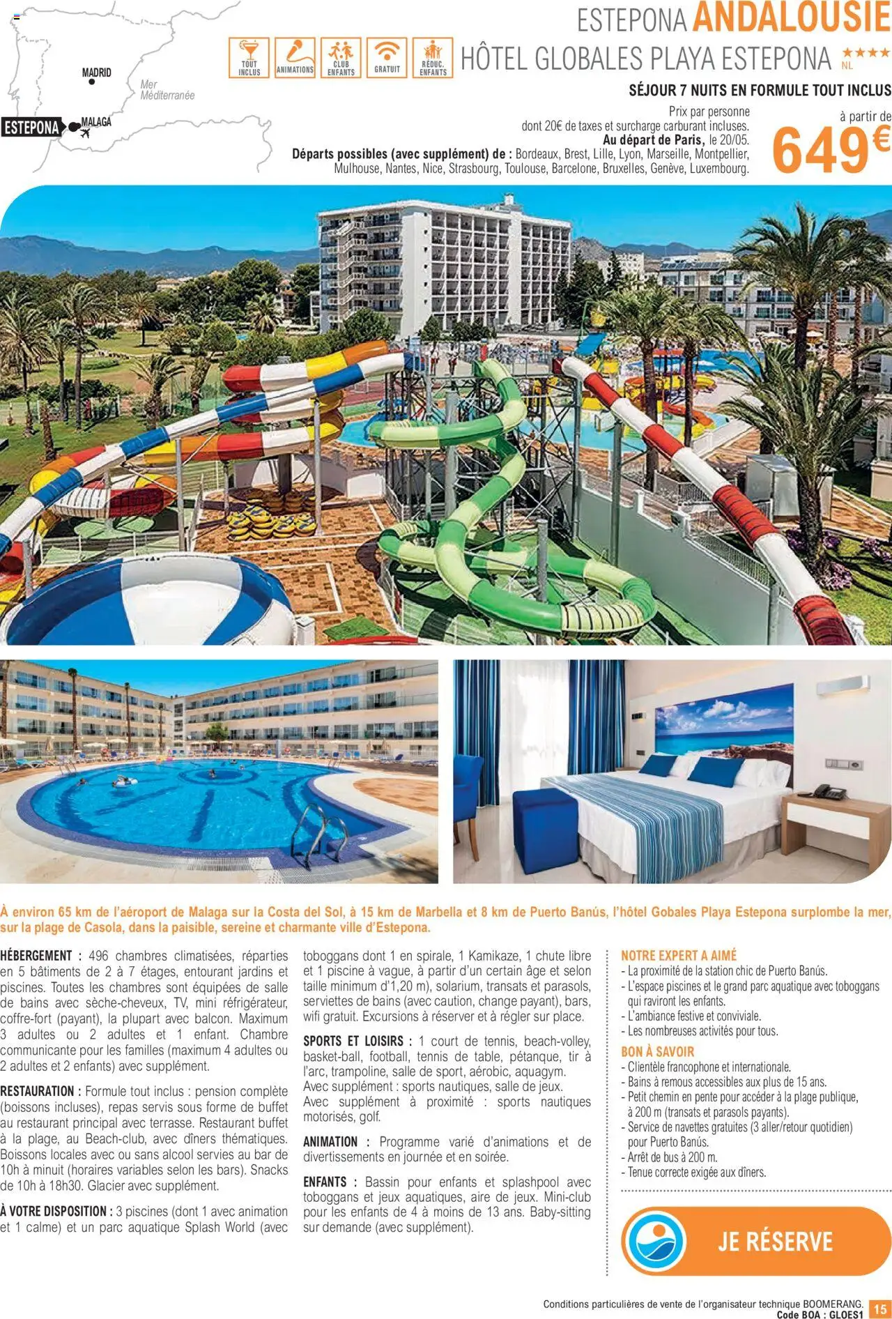  | Page: 15 | Produits: Alcool, Buffet, Jeux