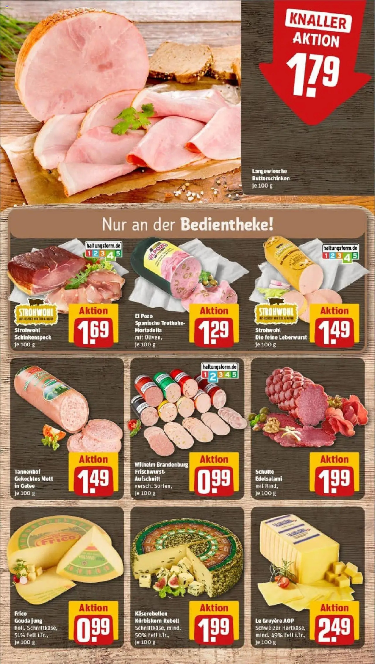 Rewe prospekt Plaidt	 – gültig ab 19.10.2025 | Seite: 11 | Produkte: Gouda, Salami