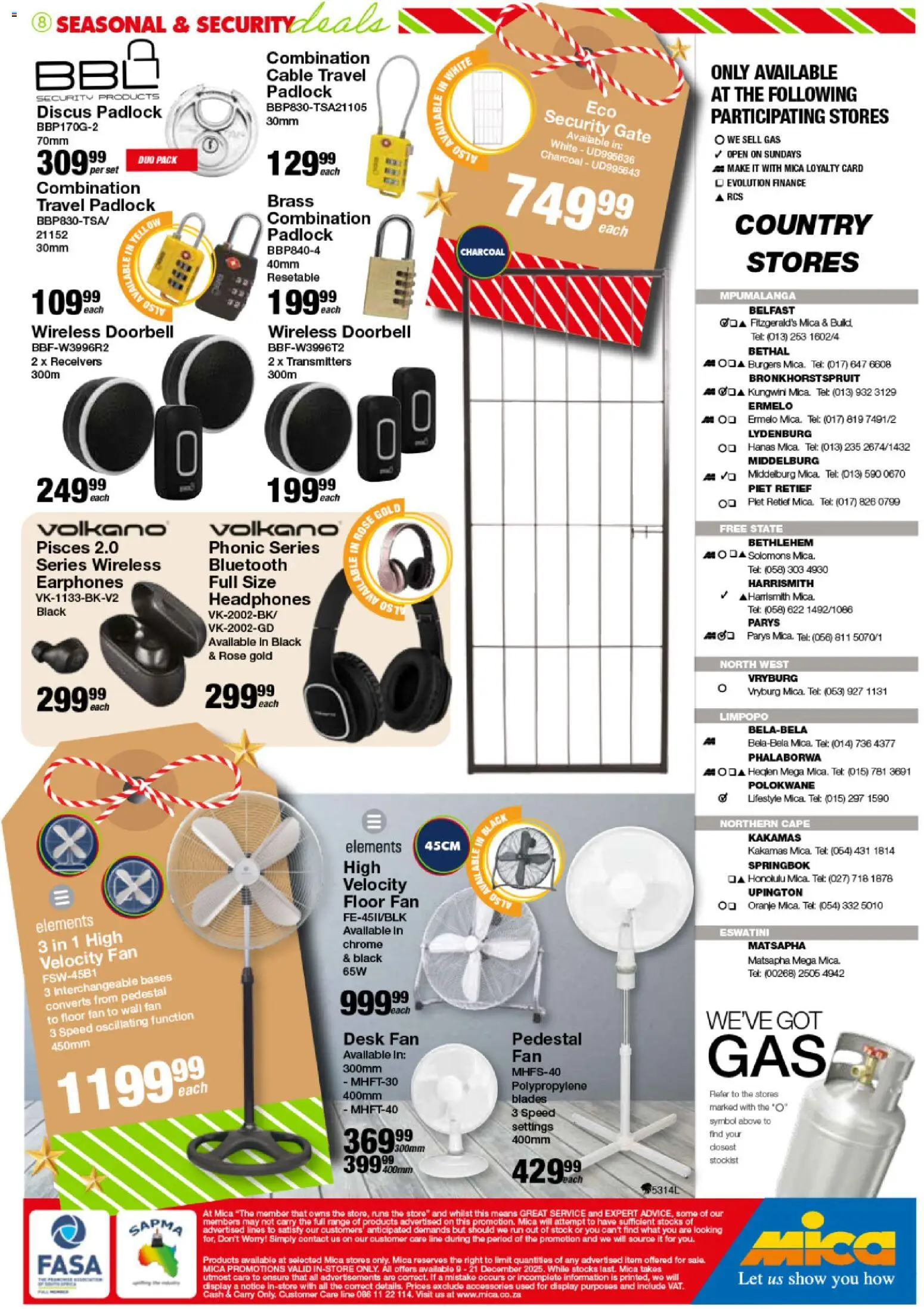 New MICA catalogue – valid from 09.12.2025 | Page: 8 | Products: Headphones, Cable, Burgers, Stock