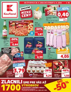 Kaufland SK Šamorín-Mliečno - amely érvényes a következő dátumtól: 30.04.2026