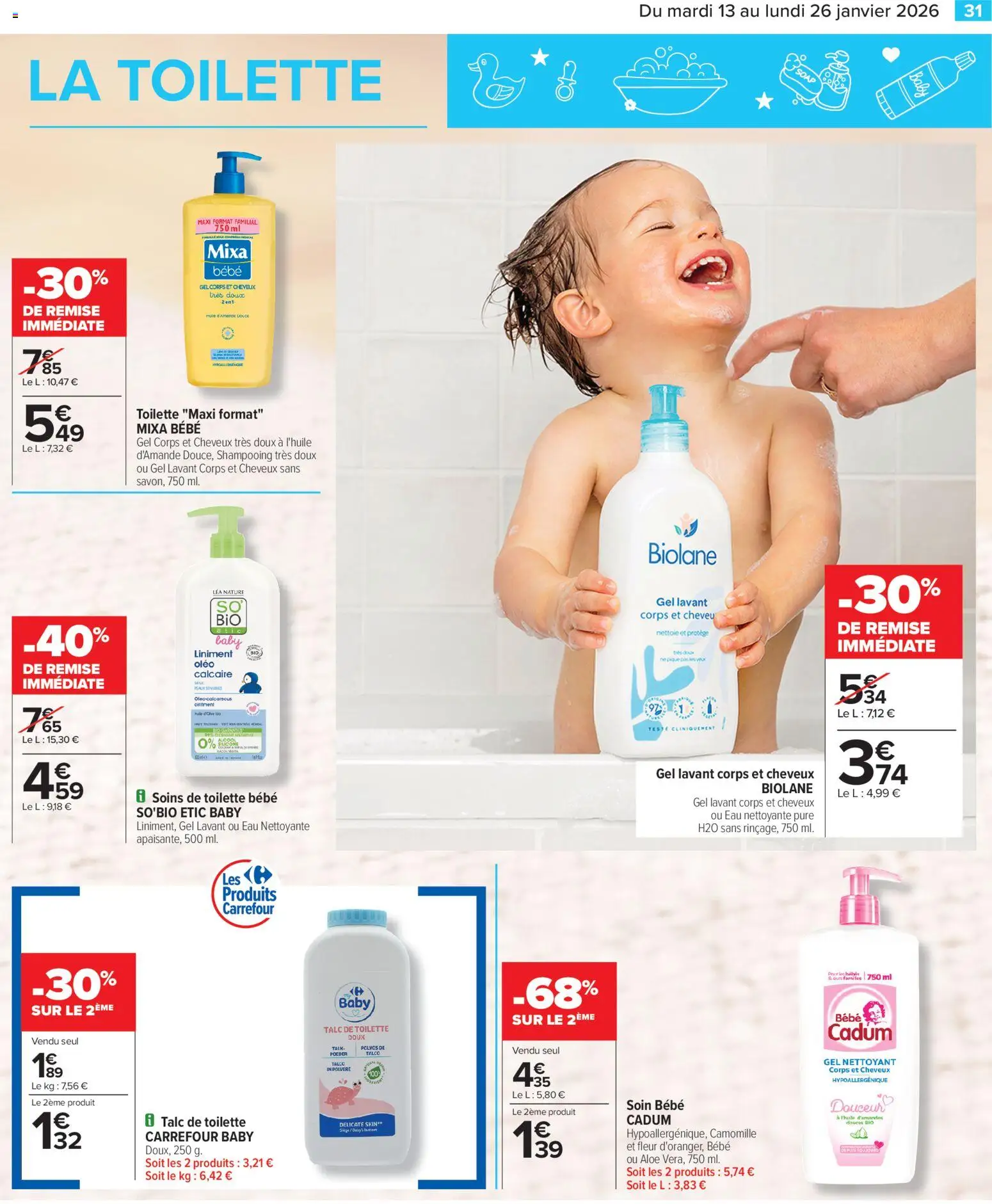 {H1} | Page: 33 | Produits: Gel nettoyant, Shampooing