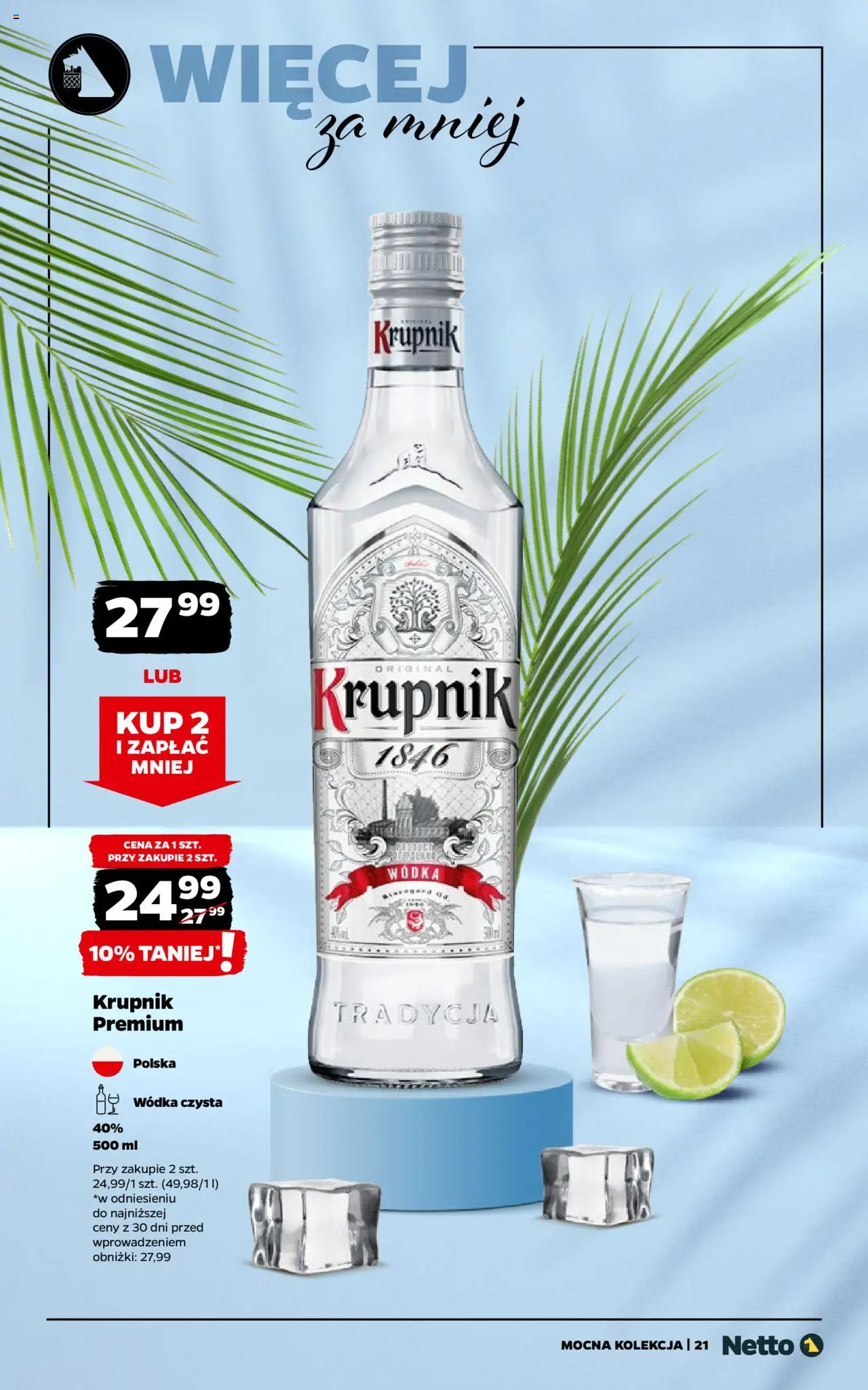 Netto gazetka - Mocna Kolekcja od 18.08.2025 | Strona: 21 | Produkty: Wódka
