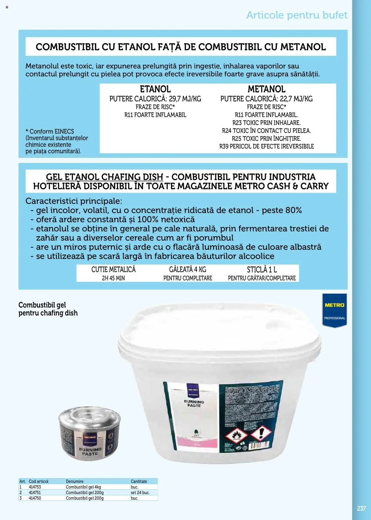 Noul catalog Metro – valabil de la 17.09.2025 | Pagină: 237 | Produse: Cutie, Pește, Cereale, Paste