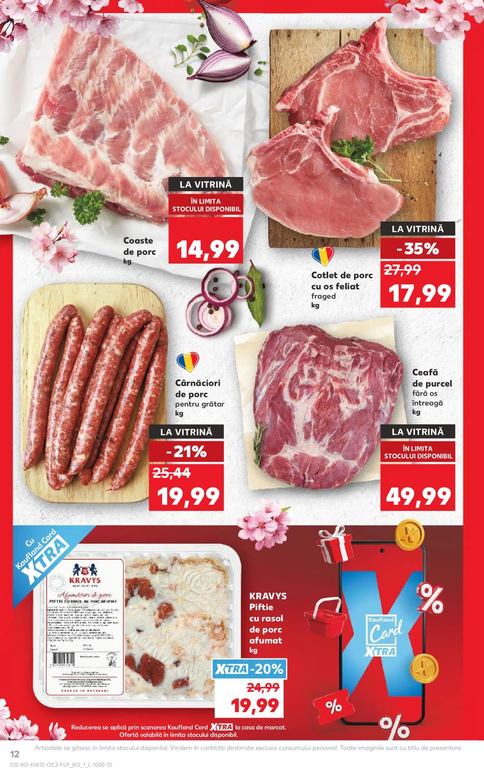 Kaufland RO akciós ujság - amely érvényes a következő dátumtól: 18.03.2026 | Oldal: 12