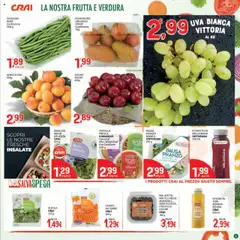 Volantino CRAI del 24.07.2025 | Pagina: 3 | Prodotti: Fiocchi, Arancia, Susine, Fagiolini