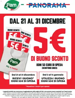 Anteprima del volantino Panorama Buono sconto catalogo valido a partire dal 21.12.2025