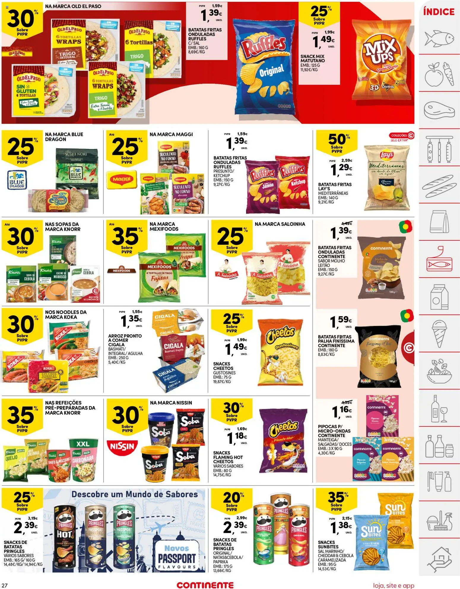Continente folheto │ válido de 02.12.2025 | Página: 27 | Produtos: Pipocas, Knorr, Sopa, Creme