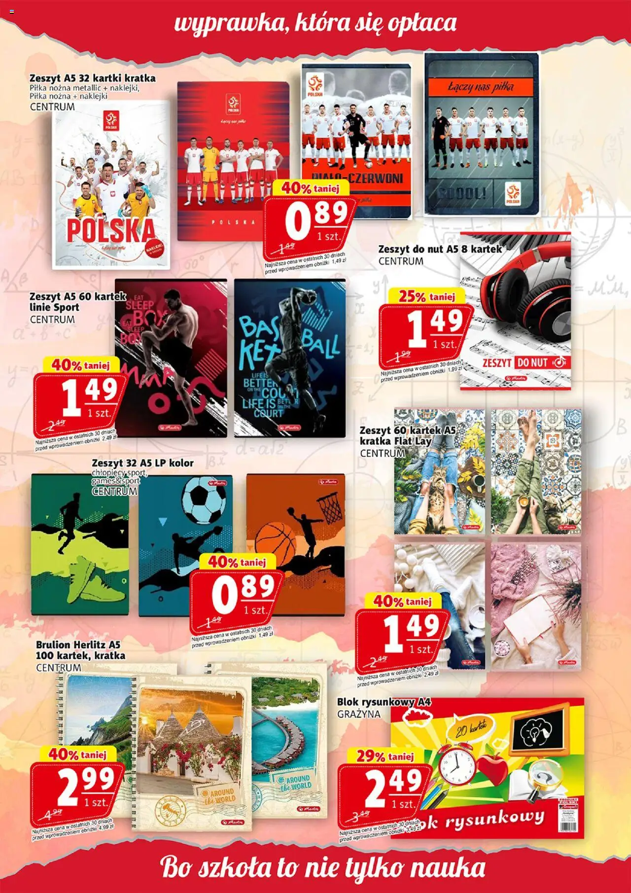 Prim Market Gazetka - Witaj Szkoło od 07.08.2025 | Strona: 5 | Produkty: Zeszyt, Naklejki