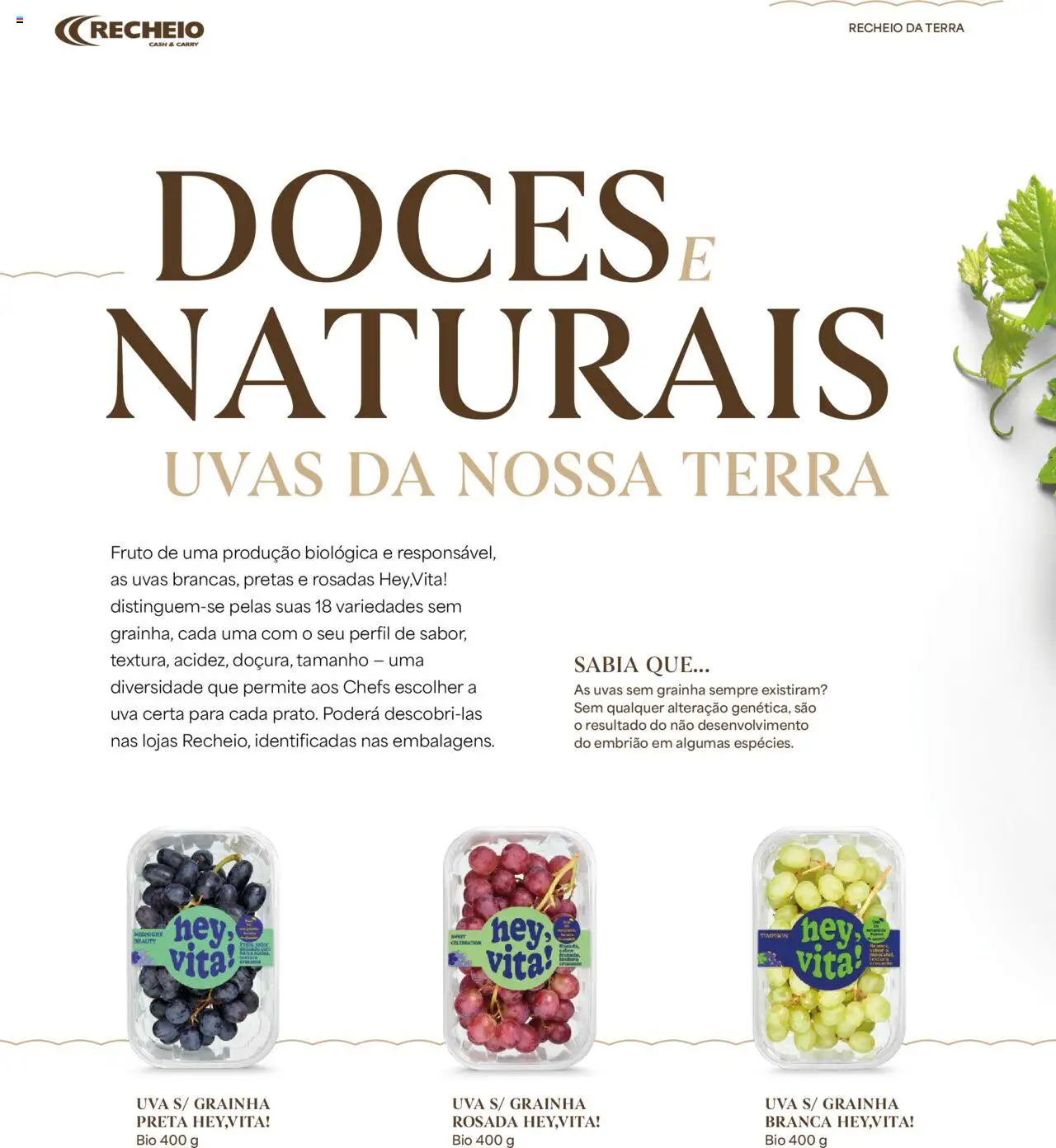 Recheio - Recheio da Terra │ válido de 25.09.2025 | Página: 12 | Produtos: Doces, Uvas