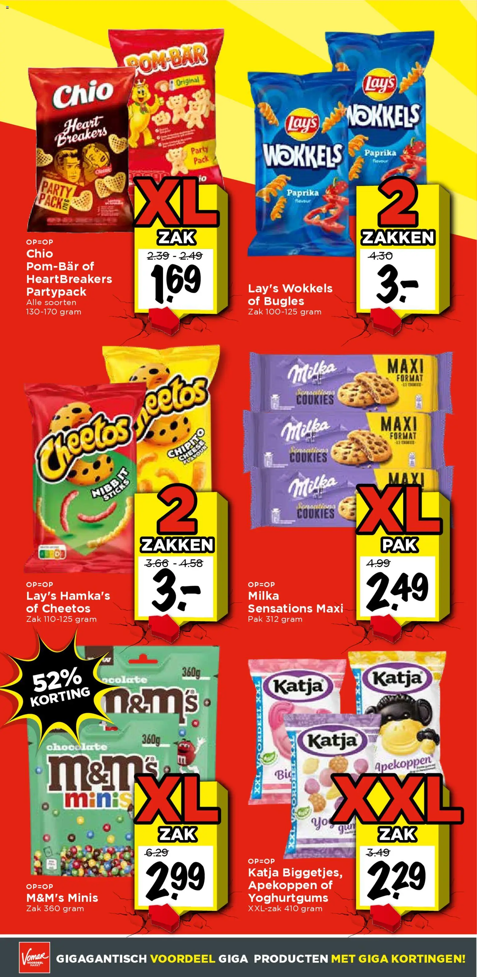 {H1} | Pagina: 10 | Producten: Zak, Kész piskótalap, Cheetos