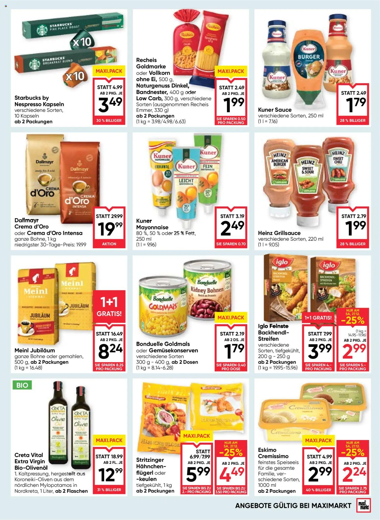 Maximarkt Flugblatt gültig ab 23.12.2025 | Seite: 13 | Produkte: Mayonnaise