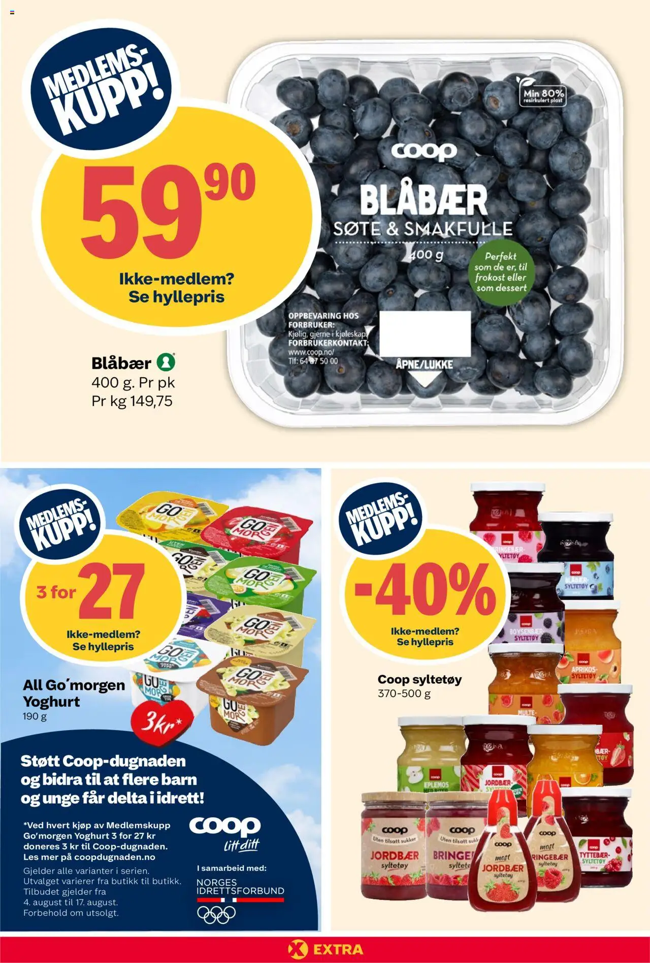  | Side: 2 | Produkter: Jordbær, Blåbær, Syltetøy, Tape