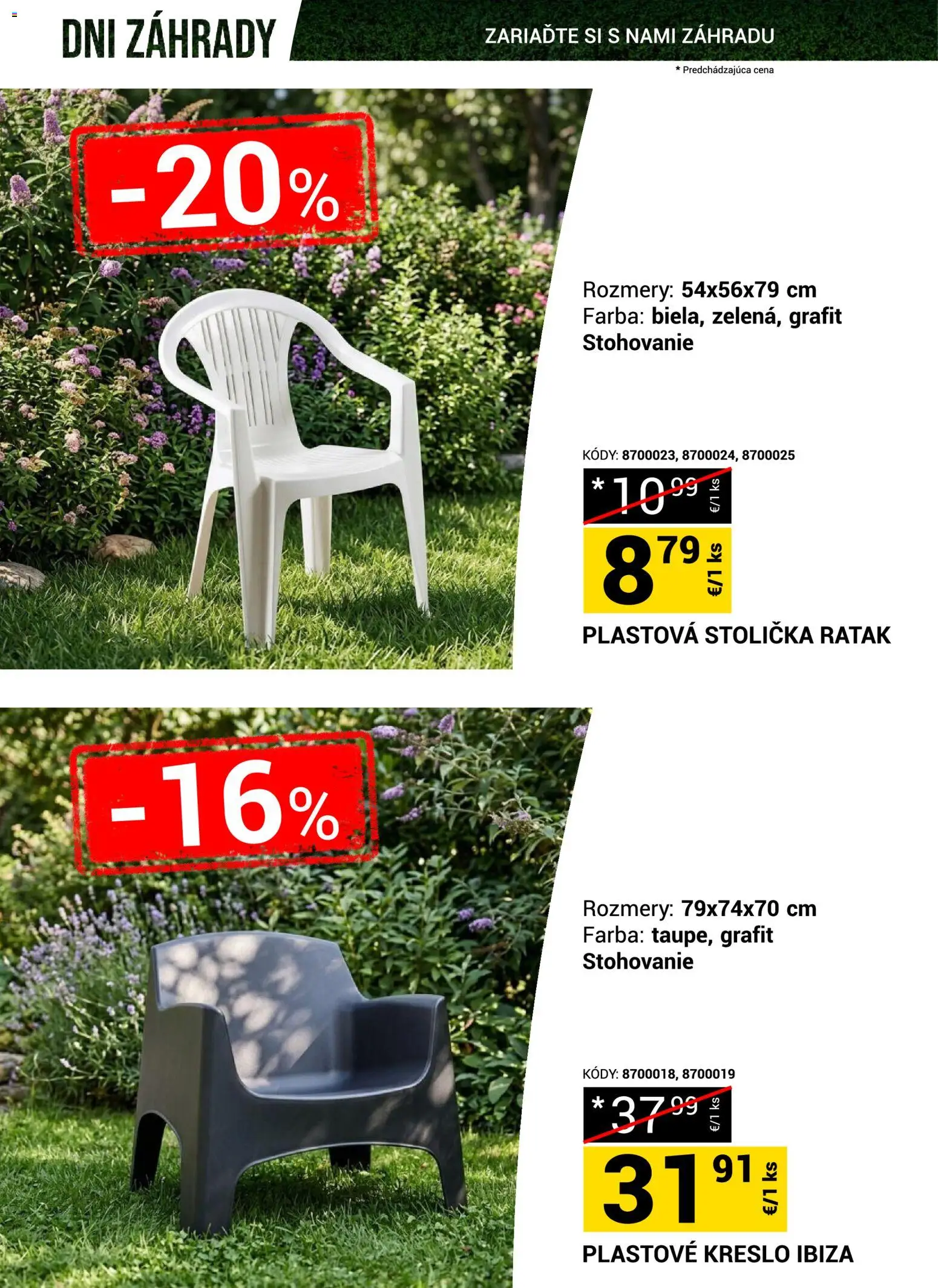 Nové Merkury Market akcie – leták je platný od 18.04.2026 | Strana: 11 | Produkty: Kreslo, Stolička