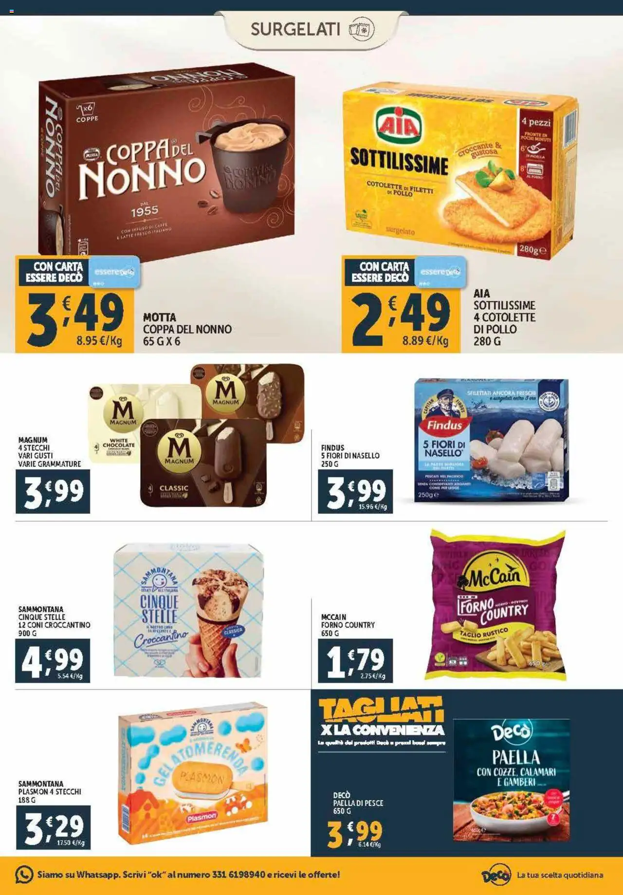 Volantino Decò del 21.08.2025 | Pagina: 5 | Prodotti: Caffè, Padella, Forno, Paella