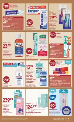 Pogląd oferty "Super-pharm Gazetka" - ważna od 18.02.2026 | Strona: 15 | Produkty: Curaprox, Irygator, Lacalut, Płyn do płukania jamy ustnej