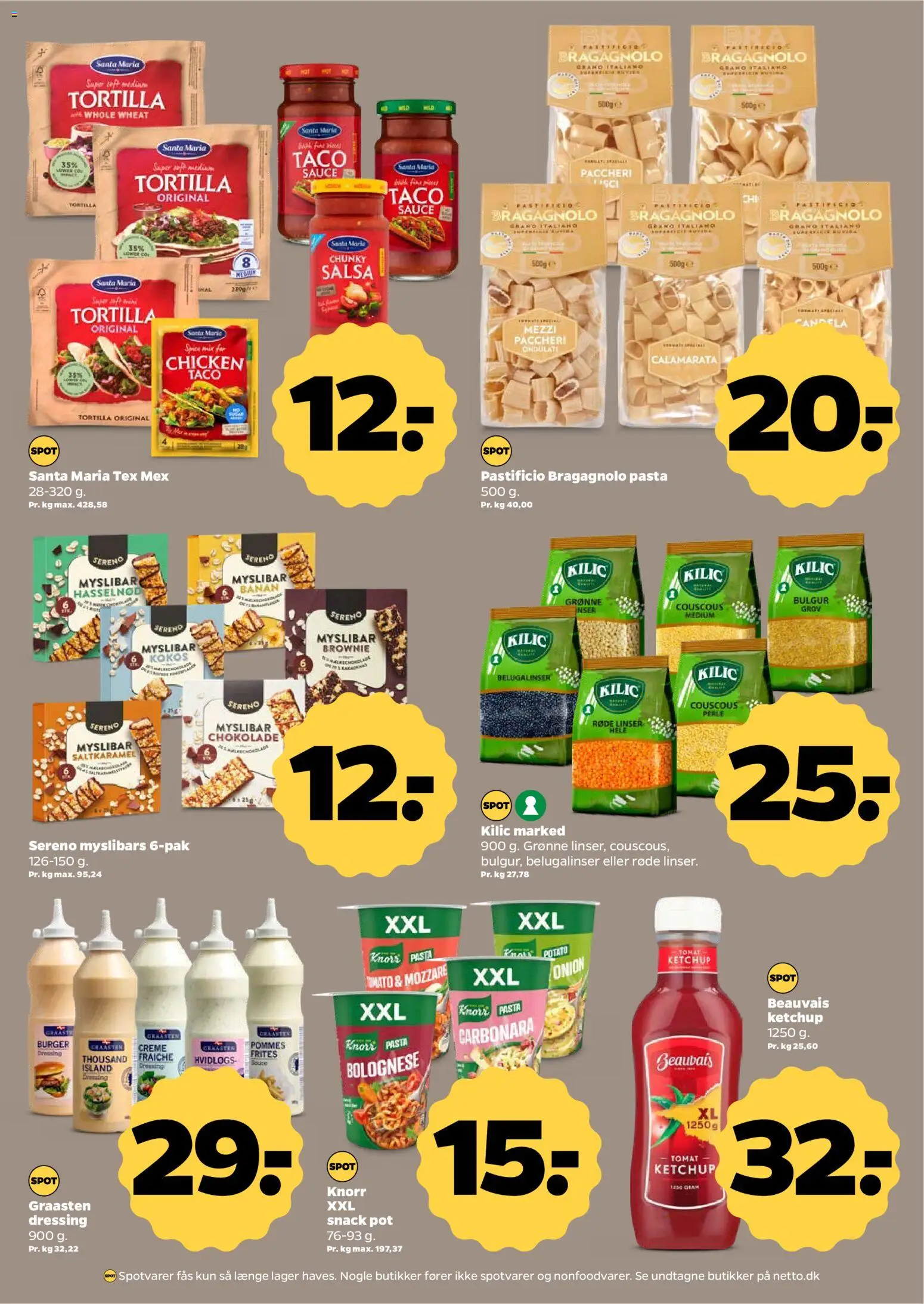 Netto tilbudsavis – gyldig fra 17.01.2026 | Side: 18 | Produkter: Chokolade, Pasta, Couscous, Dressing