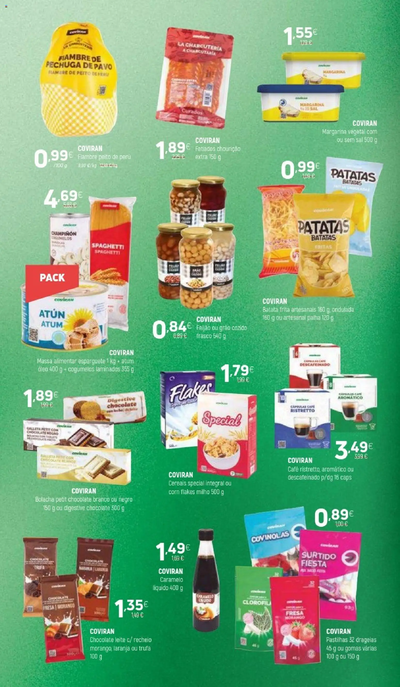 Coviran folheto │ válido de 07.04.2026 | Página: 10 | Produtos: Atum, Peito de peru, Óleo, Café