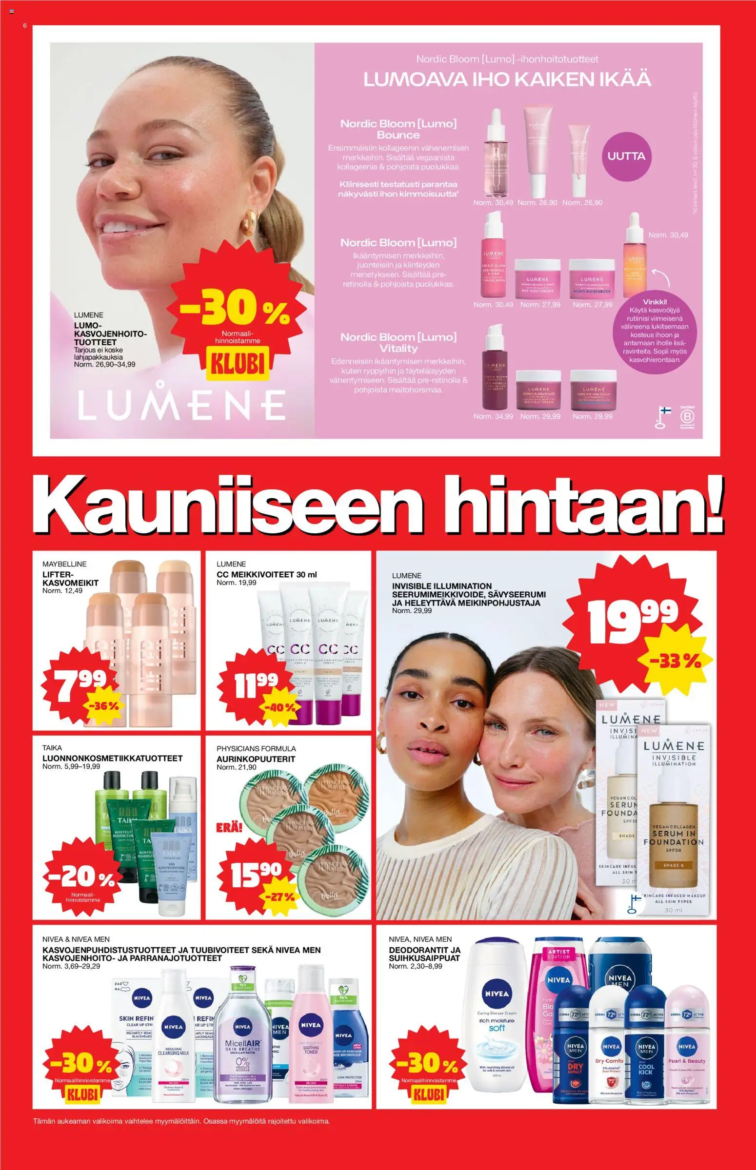 Tokmanni tarjoukset – voimassa 09.03.2026 alkaen | Sivu: 6 | Tuotteet: CC cream, Bronzer
