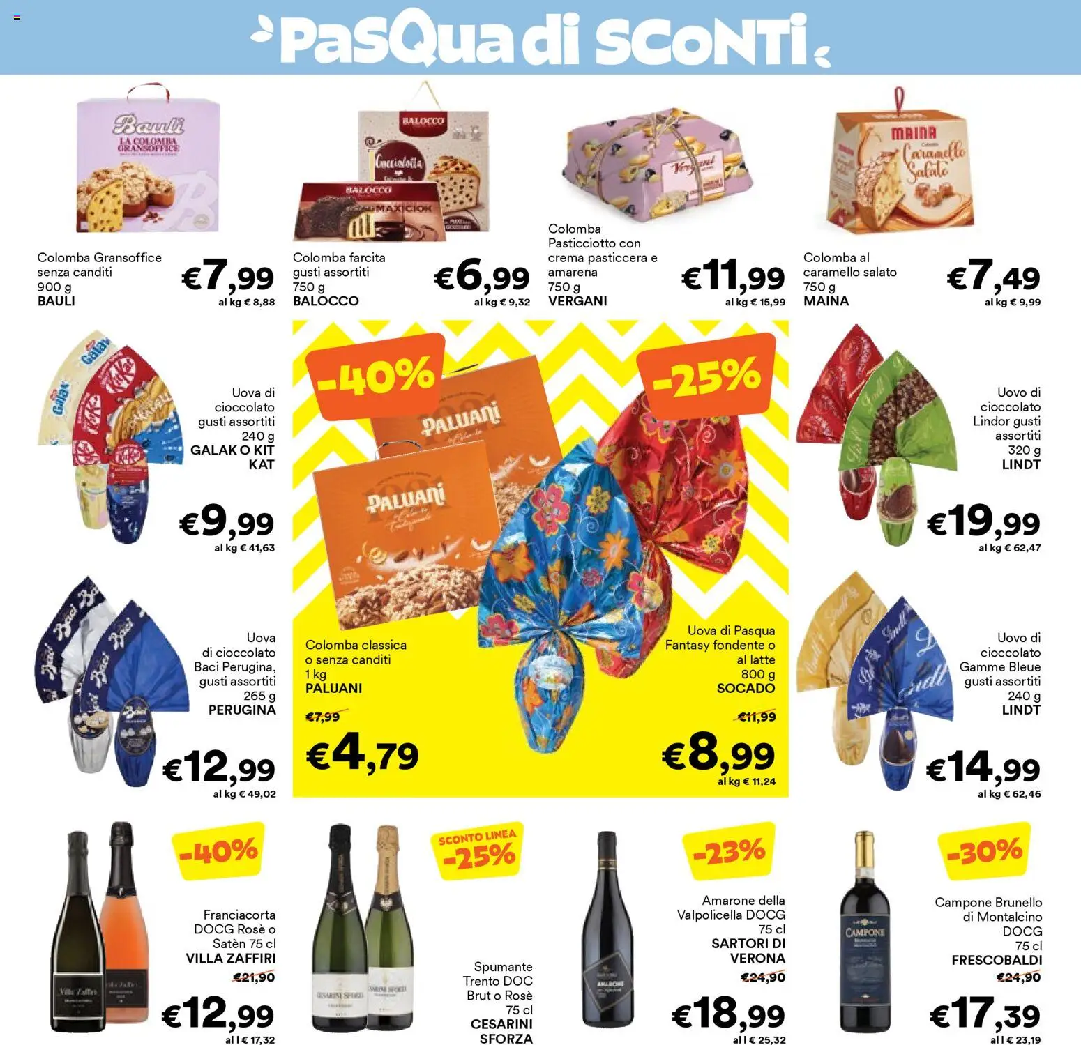 Volantino Unes del 23.03.2026 | Pagina: 8 | Prodotti: Caramelle, Latte, Spumante, Amarena