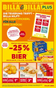 Billa Flugblatt -  Burgenland ab 16.10.2025 gültig