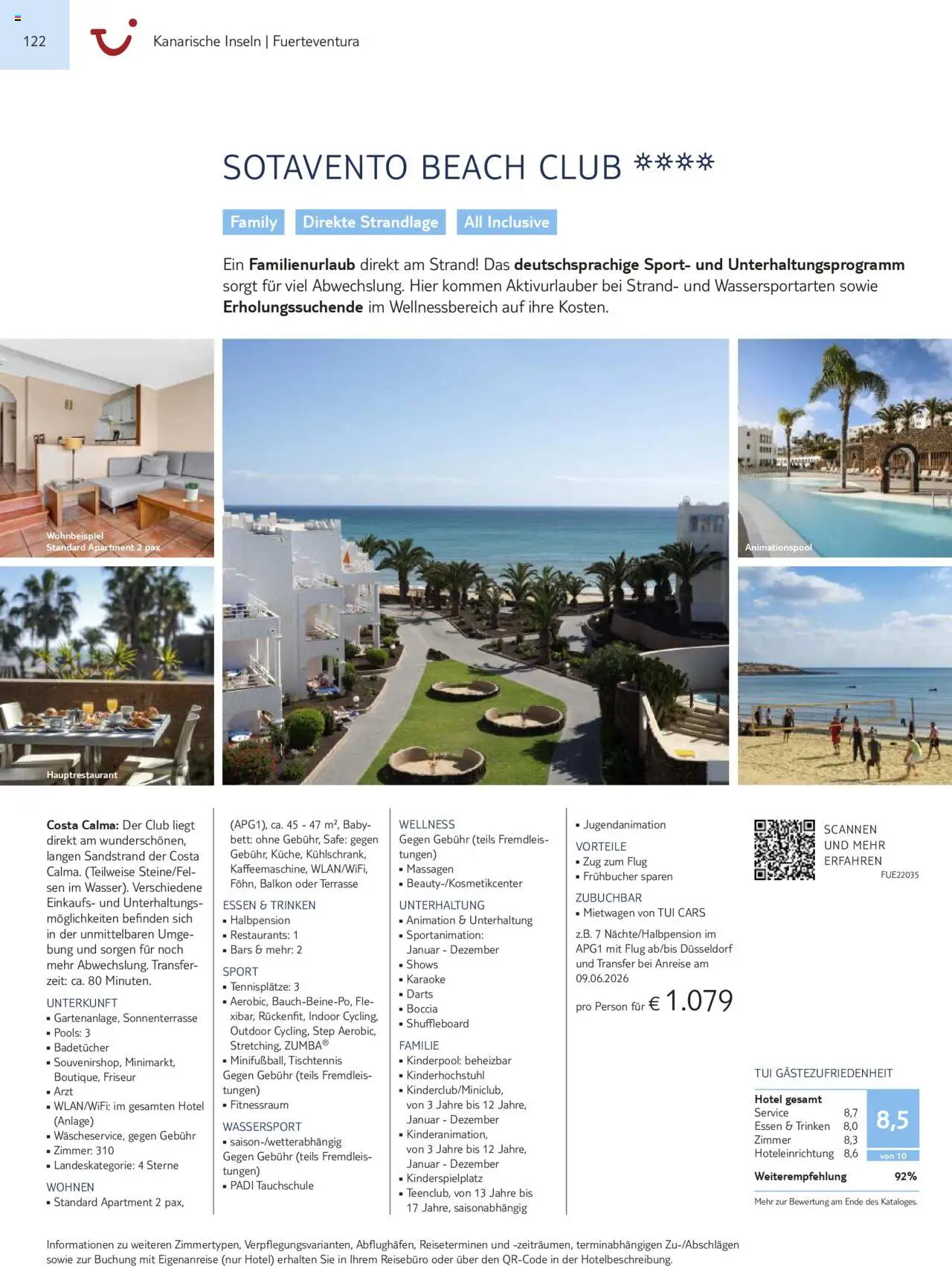 TUI Prospekt Kanaren, Kapverden & Senegal 2025/26	  – gültig ab 01.11.2025 | Seite: 122 | Produkte: Bett