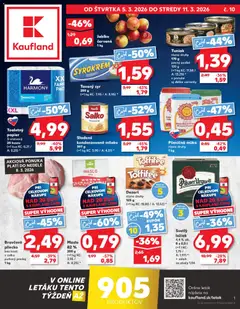 Kaufland SK akciós újság - amely érvényes a következő dátumtól: 05.03.2026