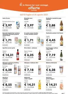 Volantino Natura Sì del 30.07.2025 | Pagina: 11