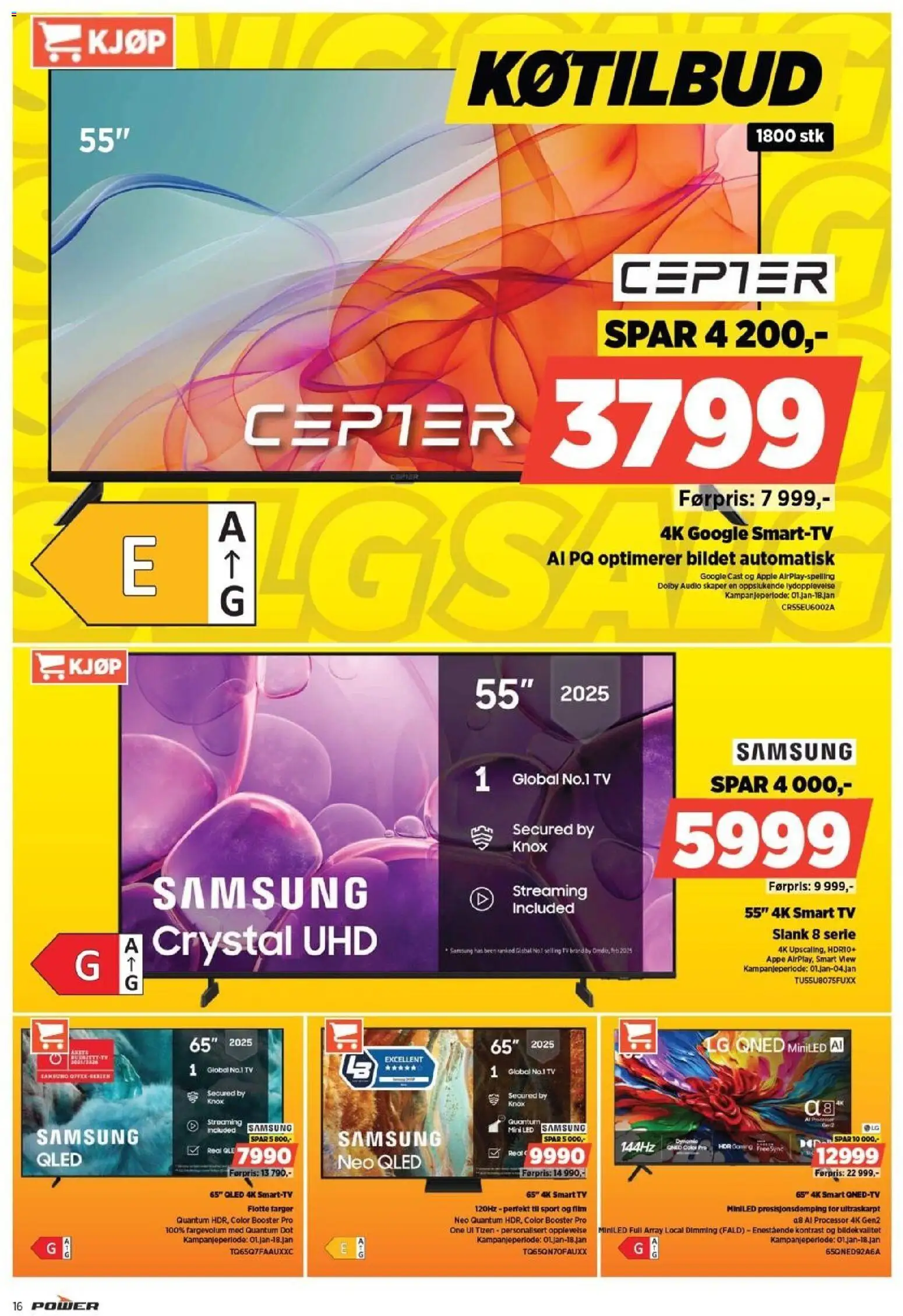 {H1} | Side: 16 | Produkter: Tv, Суміш дитяча