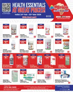 Africa Cash & Carry specials catalogue – valid from 24.02.2026