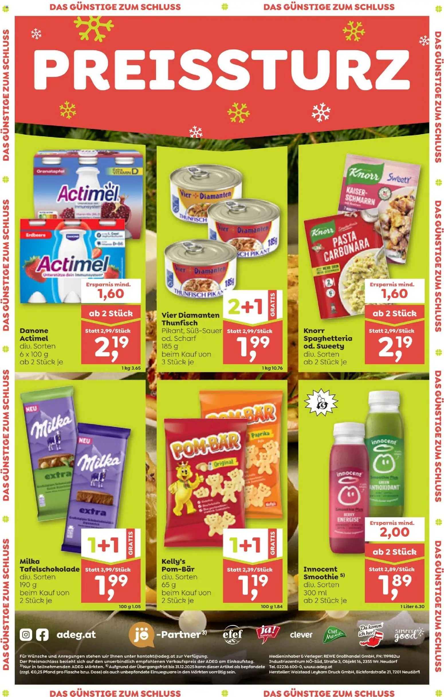 ADEG Vorarlberg gültig ab 11.12.2025 | Seite: 12 | Produkte: Pasta