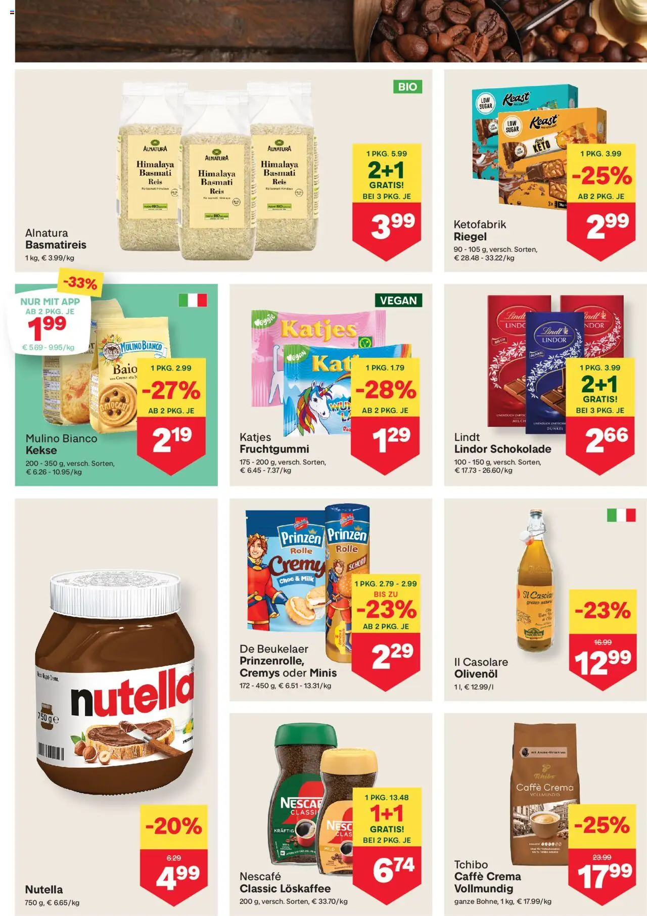 MPREIS Absam gültig ab 09.10.2025 | Seite: 6 | Produkte: Kekse, Milch, Schokolade, Reis