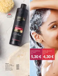 Avon katalog akcije – veljaven od 01.10.2025 | Stran: 219 | Izdelki: Sampon, Balzam za lase