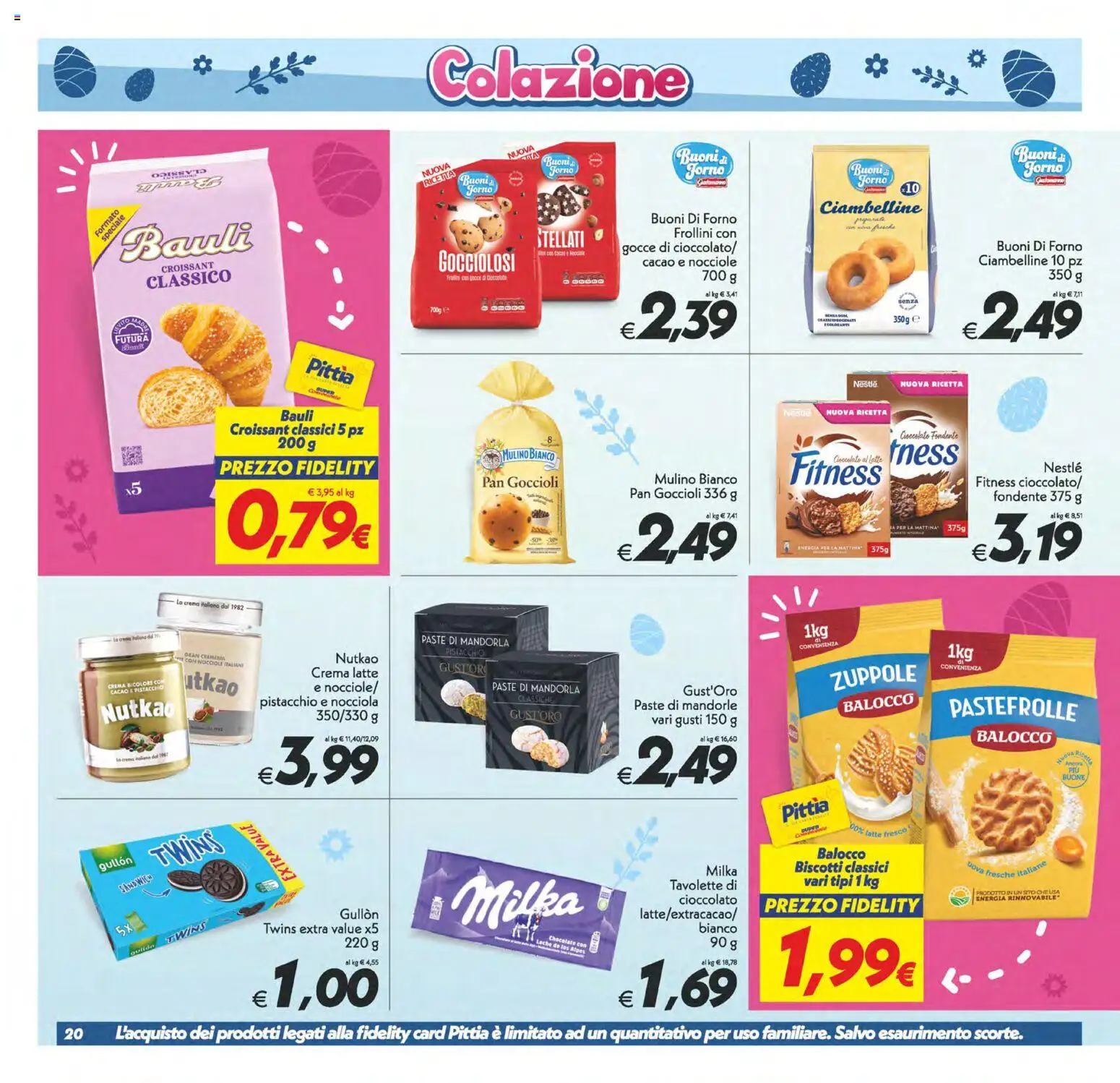 Volantino SuperConveniente del 27.03.2026 | Pagina: 20 | Prodotti: Crema, Croissant, Cacao, Forno