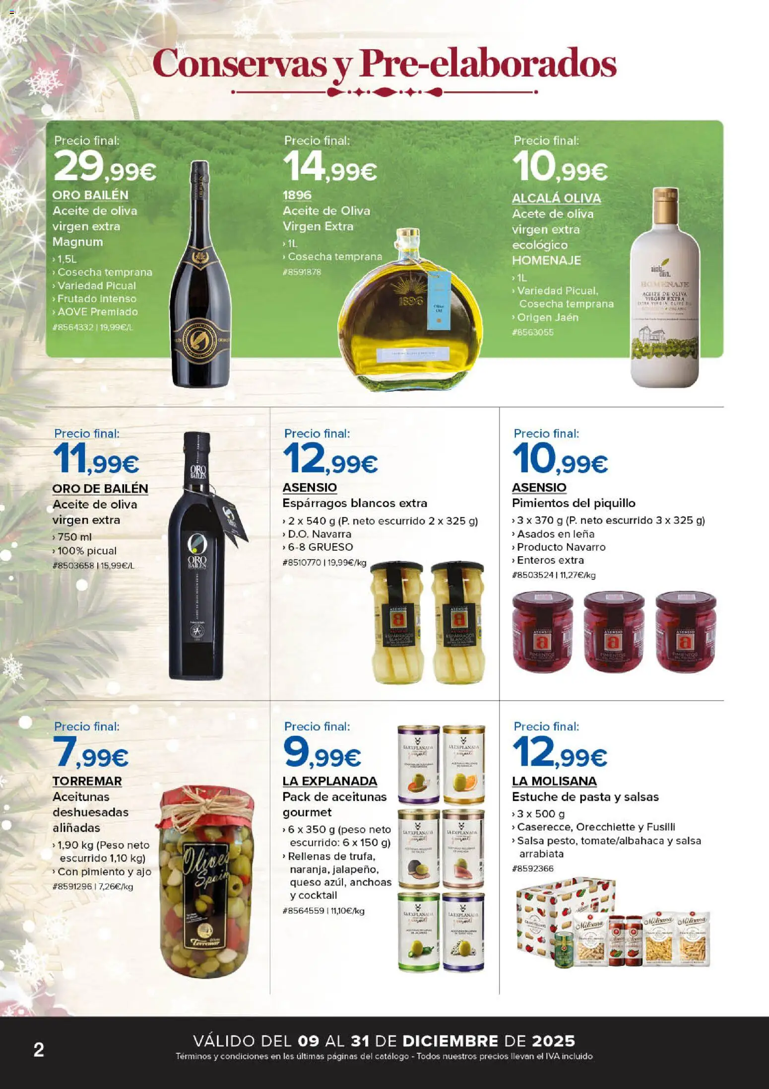 Costco catálogo │ válido desde el 09.12.2025 | Página: 2 | Productos: Queso, Aceite, Κάδος απορρυμάτων, Peso