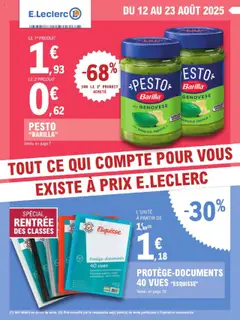 E.Leclerc - Prévisualisation de E.Leclerc catalogue semaine 34 valide à partir de 12.08.2025