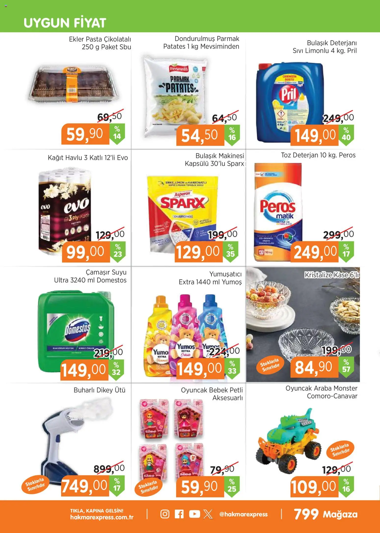 Hakmar Express - Açılış İndirimleri - 09.12.2025 tarihinden itibaren geçerlidir | Sayfa: 3 | Ürünler: Deterjan, Bulaşık deterjanı, Kağıt havlu, Bulaşık makinesi