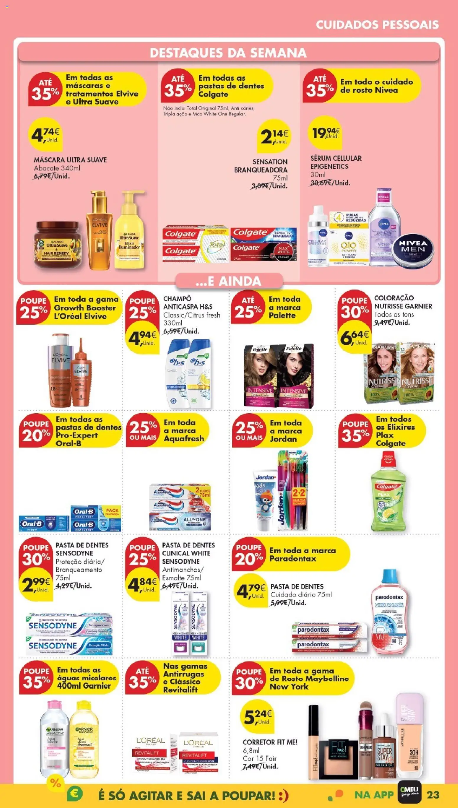 Pingo Doce Poupe Esta Semana Madeira │ válido de 17.02.2026 | Página: 23 | Produtos: Iluminador, Shampoo, Corretor, Abacate